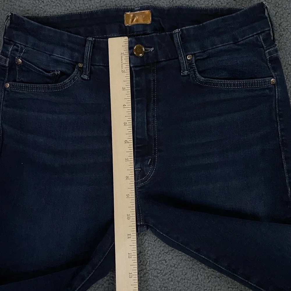Mother High Waisted Looker Jeans size 30 Coffe Tea or Me? Stretch Denim Skinny